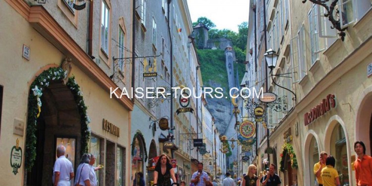 Улицы Зальцбурга