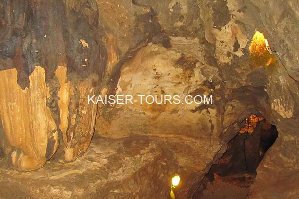 Поездка с детьми в сталактитовую пещеру в Гриффтен