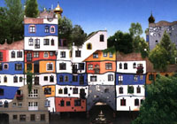 Дом Хундертвассера (Hundertwasserhaus) 